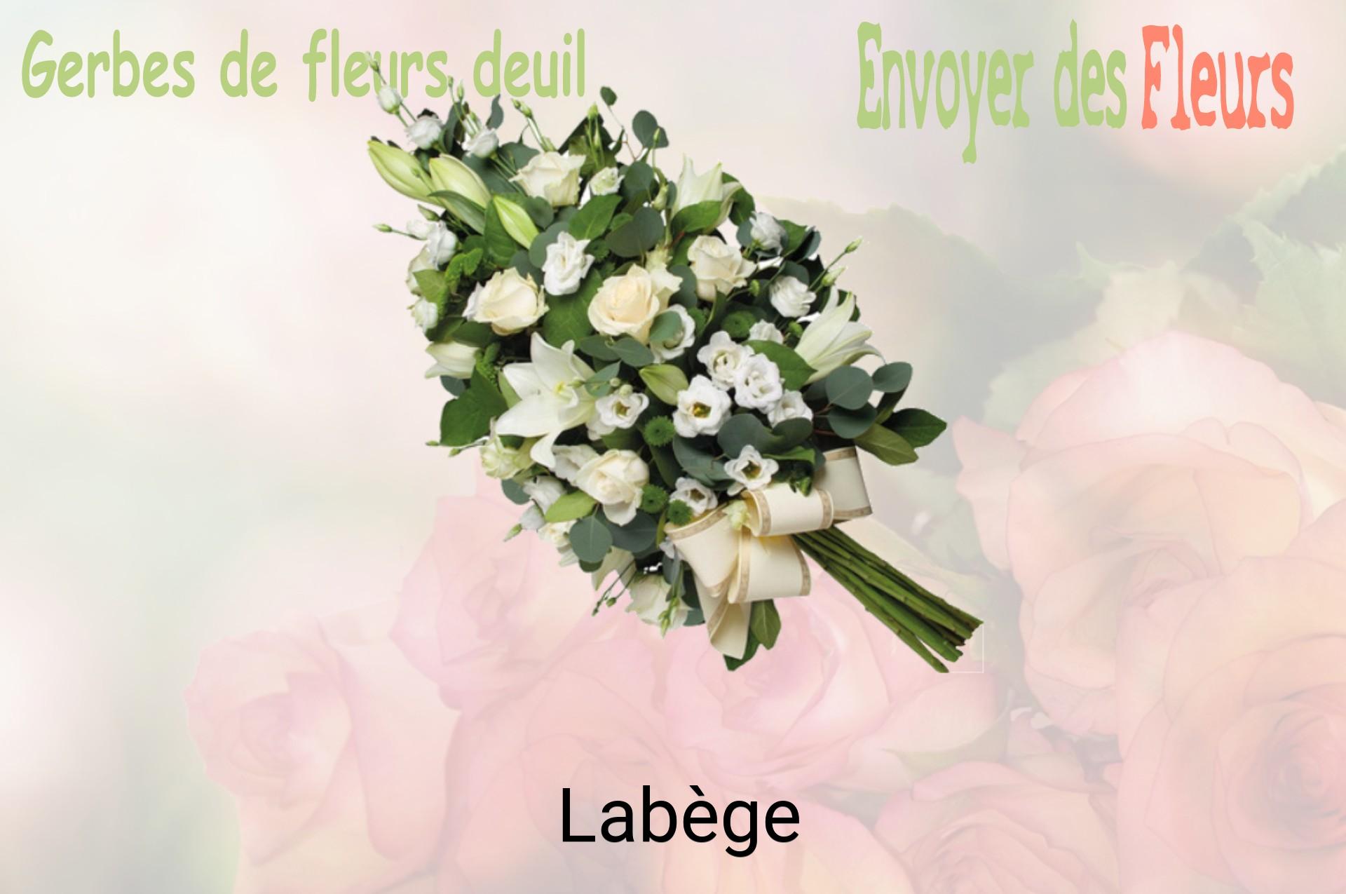 Gerbe de fleurs de deuil livrée à Labège